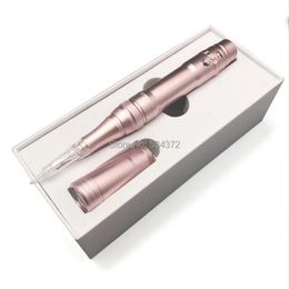 Rose Gold Professional Wireless Permanent Makeup Machine Pen schoonheid Wenkbrauw Tattoo 240510