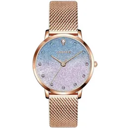 Rose Gold Women Watch With Gift Box Top Magnetische Sterrenhemel Sky Lady Polshorloge Mesh Vrouwelijke Horloges Reloj Gift