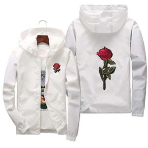 Rose lousis vouton sac veste en ventre-vent masculin et femme cucci cucci veste nouvelle mode blanche et noire roses louiseviutionbag qui suintera 802