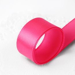 Rose Pink Ribbon 1-1 / 2 Inch Solid Grosgrain 10mm Linten - Verkoop door de Yard, Grosgrain Bows, Hair Bow, Hairbow Supplies 25 yards / lot