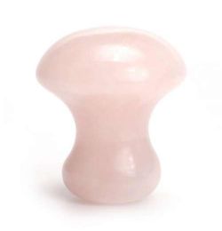 Quartz Rose champignon Massage pierre cristal Jade visage corps pied Gua Sha mince antirides Relaxation beauté soins de santé outil6499900