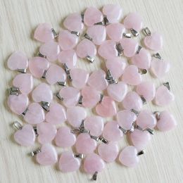 Rose Quartz Collier en cristal Stone naturelle Sénévrement enlacée GRATUITE Perles de mode 20 mm pour les bijoux de bricolage