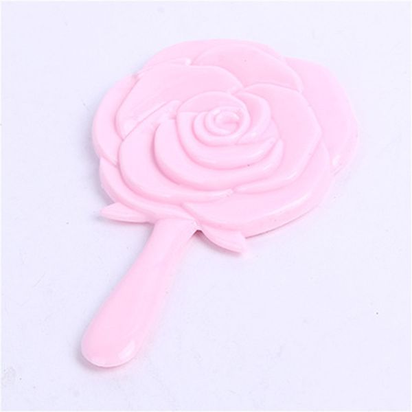 Rose forme miroir à main Vintage coiffure fleur maquillage beauté commode cadeau miroir pour maquillage miroir à main avec poignée en gros