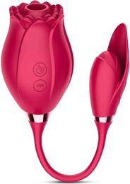 Rose Toy Sextoy Clitoris g-spot vibrator Zuigen dames oplaadbaar7138911