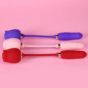 Rose jouet vibrateur femme gode pour femmes Clitoris ventouse Clitoris stimulateur mimique doigt remuant adultes marchandises jouets sexuels