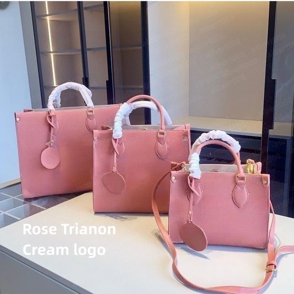 Rose Trianon sac fourre-tout sac fourre-tout le shopping sacs à main de luxe sac de selle sacs à bandoulière designer femmes sac de luxe sacs à main designer femme sac à main