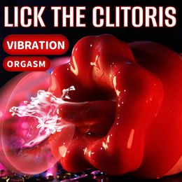 Vibrador rosa para morder la boca, lengua, lamer, pezón, orgasmo, estimulador de clítoris femenino, juguete sexual para hombres y adultos, juguete para mujer
