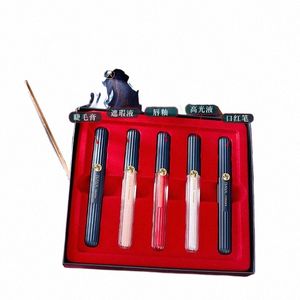 Romarin Beauté Maquillage Set Ccealer Surligneur Mascara Lip Glaze Chinois Antique Rouge À Lèvres Cadeau Boîte Beauté f0Rs #