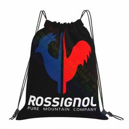 Rossignol Ski Logo R Pure Mountain Company Sacs à cordon Sac de sport Sac de plage de voyage Sac fourre-tout de sport Courir en plein air 88p7 #