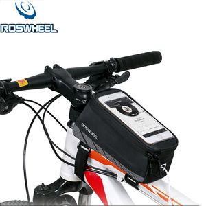 Roswheel Bike Touch Screen Tube Bag Telefoon Pocketrijden Fietsbenodigdheden voor Hainan International Road Cycling Race