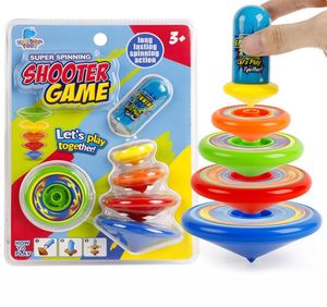 Rotary Gyro Avondmaal Spinning Top Shooter Game Langdurige Luminous Superponponed Color Flash Gyro Battle Pleet Toy Hand Spinner SPI3130939