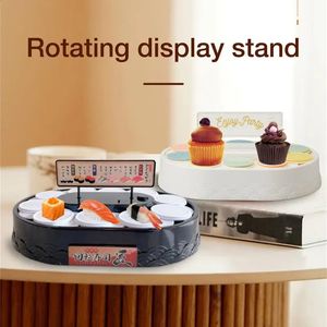 Pouides de machine à sushi rotative Automatique 360 DESSERT ROTATION Cupcake Table Swing Tray Wedding Birthday Party Supplies Gift 240328