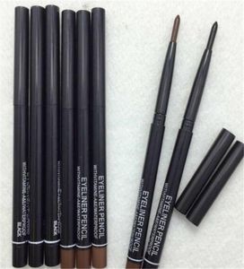 Rotatable Eye liner kajal Makeup Automatic eyebrow Pencil waterproof Eyeliner black brown 2 colors7365715