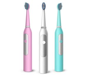 Brosse à dents électrique en rotation non rechargeable avec 2 têtes de brosse Batterie brosse à dents Brosse Brosse de dents hygiéniques de la batterie 5634619