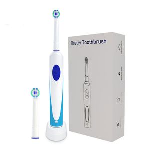 Roterende elektrische tandenborstel ronde hoofd oplaadbare volwassen luie thuis inductie tanden reinigen OEM fabrikant 200 stks