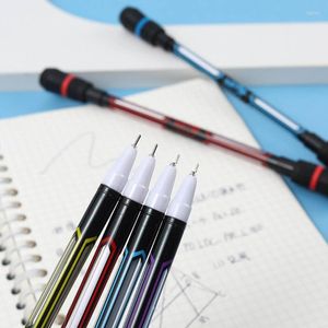 Roterende pen draaiende gaming non-slip rollende vinger voor kinderstudenten schrijven pennen Ballpoint Office-benodigdheden e8be