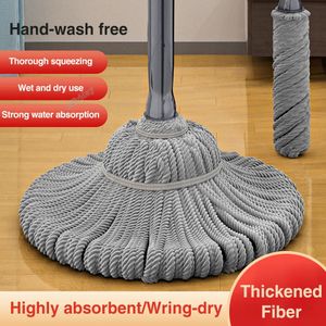 Rotación de agua torcida sin lavado a mano Limpieza del piso del hogar Herramientas perezosas 240412