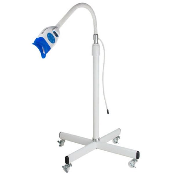 Brazo de rotación, lámpara LED portátil para blanquear los dientes, máquina de blanqueamiento Dental con ruedas, herramientas para dientes láser Dental
