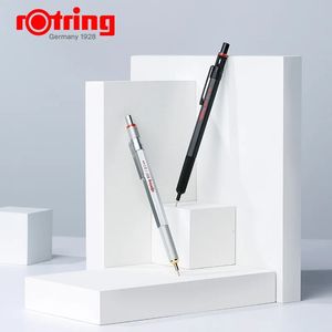 Rotring 800 mechanisch potlood 0,7 mm0,5 mm zilveren metalen vat /zwarte zeshoekige grip gemakkelijker vasthouden en voorkomt glijden 240416