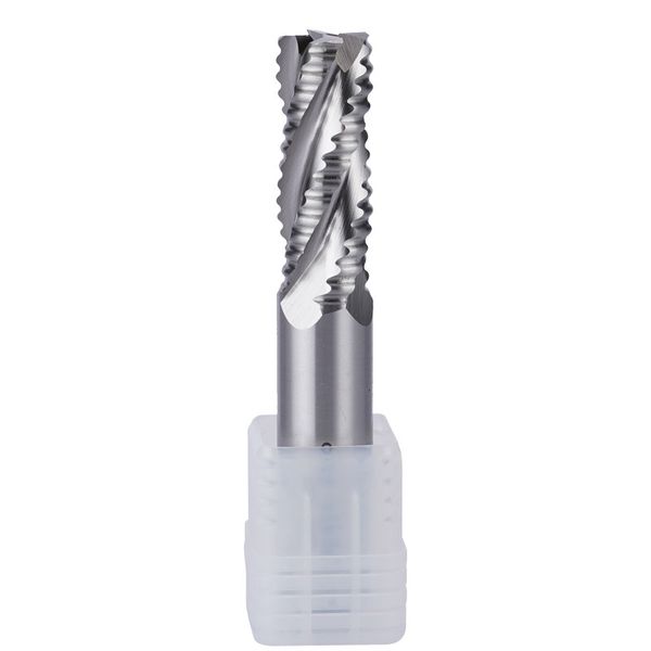 Mold de extremo rugoso HSS-Co Freshing Cutter Router Bits End Mill 4-6 Flauta de 6 mm a 25 mm Herramientas de mecanizado de metal de cuchilla de sierra