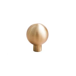 Round Ball Dresser knoppen lade trekt handgrepen kastdeur knopgreep eenvoudige gouden keukenhardware trek