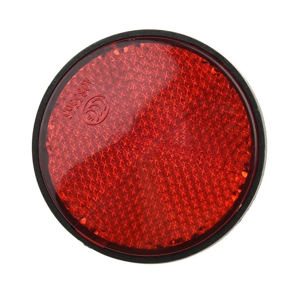 Round Bicycle Reflector Night Sécurité Réplexionne Road Road Bake AVERT AVERTISSEMENT ACCESSOIRES DE VOIE ROUGE / BLANC / BLANC / ORANGE