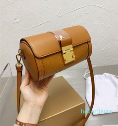 bolso de cubo redondo elegante mensajero, estilo casual de verano con un solo hombro que combina con todo