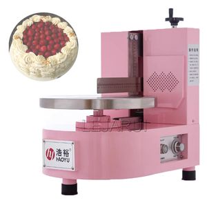 Machine de remplissage de revêtement de crème pour gâteau rond, Machine à étaler les gâteaux d'anniversaire, épandeur de décoration de crème à pain