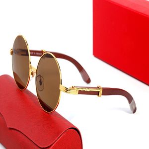 Lunettes de soleil de créateurs ronds pour hommes lunettes de soleil pour femmes vintage carrés rétro de soleil de soleil d'extérieur