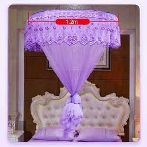Ronde Kant Gordijn Dome Queen Canopy Netting Mosquito Home Decal Princess Bed Nets Sno88
