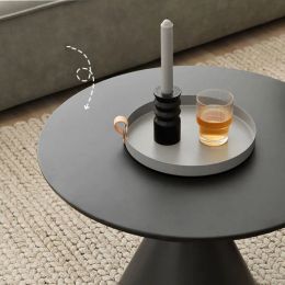 Round Light Luxe metalen salontafel woonkamer meubels bijkant tafel een paar balkon theetafel slaapkamer nachtkastje