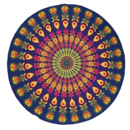 Round Mandala Beach 64 Styles handdoeken Gedrukt Tapestry Hippy Boho Tafelkleed Boheemse strandhanddoek Servette Covers Beach Sjawl Wrap Yoga Mat