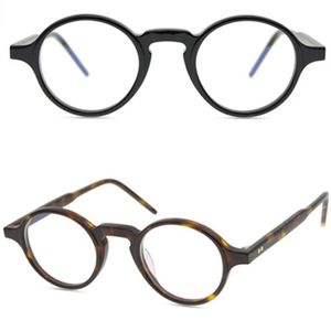 Gafas ópticas redondas, monturas de gafas de marca para hombres y mujeres, montura de gafas Vintage a la moda, gafas pequeñas para miopía, Eyewear316G