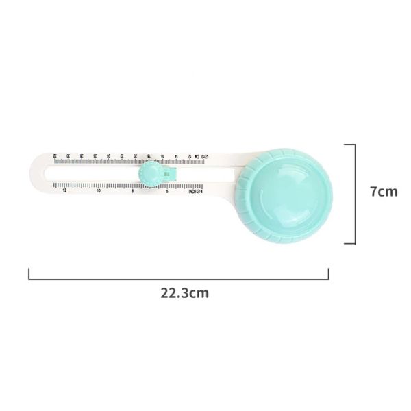 Posteur de papier rond Arc Positionnement de papier couteau en papier Taille de cercle réglable Dessin circulaire couteau circulaire de papier découpé