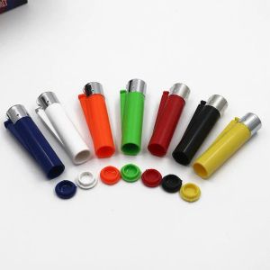 Boîte à pilules ronde en plastique Briquet Forme Cachette Fumer Outil Sécurité Détournement cacher Poche Secret Coffre-fort Trésorerie Boîte à Bijoux Boîtes De Stockage Multiple