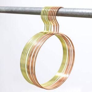 Ronde ringkleding sjaal opslagrek roze goud hanger knutskleding handdoekhouder voor slaapkamer kast dh985