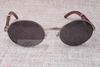 Lunettes de soleil rondes Cornet de bétail Eyeglasses 7550178 Wood Hommes et femmes Sunglasses Lunettes de soleil Glasess Lunettes Taille: 55-22-135mm