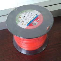 Ronde x 2.4 mm x 3lb gras gator trimmer lijn gratis verzending diam. 0.095 "x 250m roll spool premium graad strimmer nylon lijn