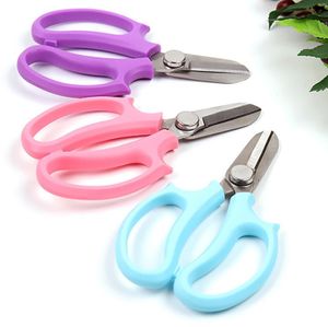 Roung Head Snuning Gardening Flower Scissors Branch Shears Bonsai Pruners Flower Shop Tools SN3689