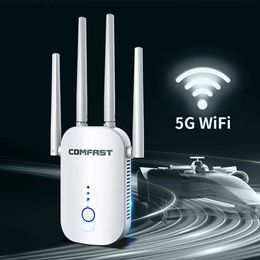 Routers 2.4G 5GHz 1200Mbps Dual Band WiFi Extender 802.11AC WiFi Repeater Krachtige draadloze router/AP AC1200 Wlan Wi-Fi bereikversterker Q231114