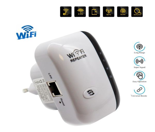 Enrutadores 300Mbps WiFi Repetidor Extensor Amplificador Amplificador Señal Wi Fi 802 11N Punto de acceso inalámbrico Wi Fi de largo alcance 2211147558619