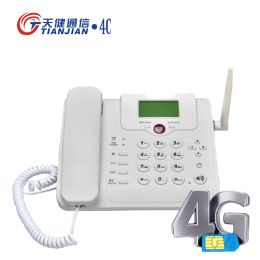 Routers 3G 4G SIM Card Slot WiFi Router LTE TDD Mesh Modem TDD WiFi Stationery Phone Téléphone Fandline Phone Booster Bureau Fixed Téléphone 300m Cat4