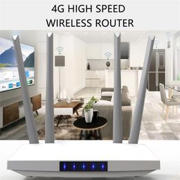 Routers 3G 4G Wifi Router 300Mbps Desbloqueo 4 Antenas externas Módem 4G WiFi Tarjeta SIM GSM LTE FDD TDD WIFI WIFI NETA