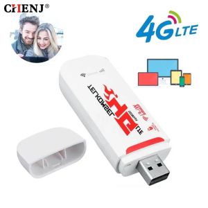 Routers 3G 4G Wireless USB dongle LTE USB WiFi Modem Dongle Car Router Network Adaptateur avec carte SIM Slot 150 Mbps 4G Carte WiFi Router