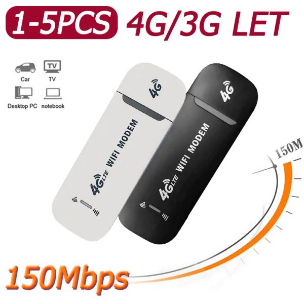 Routers 4G/3G LTE Router Wireless USB Dongle 150Mbps Modem Stick Adaptador Wifi Portable Red móvil enrutador de hotpot con ranura de tarjeta SIM