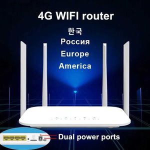 Routeurs 4G CPE 4G WiFi Router SIM Card Hotspot Cat4 32 Utilisateurs RJ45 WAN LAN Modem sans fil LTE Router Q231114