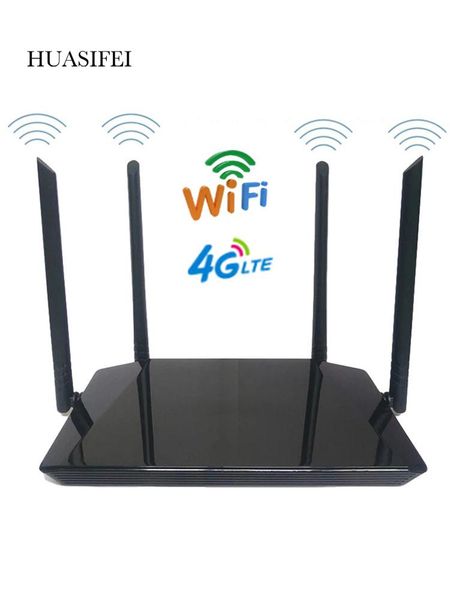 Routeurs 4G LTE CPE Mobile WiFi Hotspot Router avec SIM Card Slot 2.4g Portable Hotspot 300 Mbps Router WiFi 300Mbps avec antenne externe