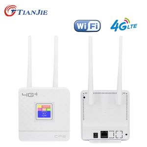 Routeurs 4G LTE CPE WiFi Router déverrouiller 3G mobile hotspot wan / lan port double passere