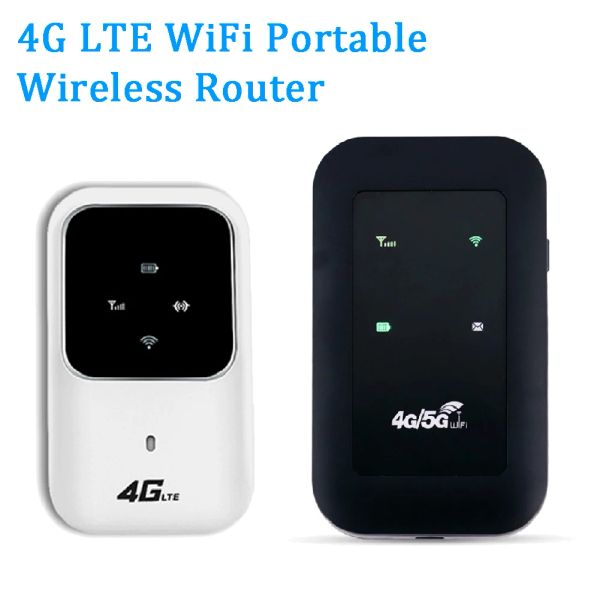 Routers 4G LTE Router Mobile Broadband Router Portable Cor Mobile Broadband Network 2.4G 100Mbps SIM Hotspot Sim desbloqueado WiFi