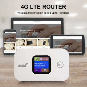 Routers 4G LTE ROUTER WIRESS WIRESS PORTABLE MODEM MODEM HOTSPOT POCKE WIFI 150 MBP